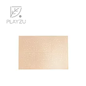 PLAYZU 歐美設計無毒巧拼地墊 波爾卡系列 (62x62x1.2cm) 6入組 - 皮克洛拿鐵