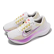 Nike 慢跑鞋 Wmns Zoom Fly 5 女鞋 白 粉 輕量 ZoomX 回彈 路跑 運動鞋 DM8974-100