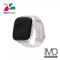 minio Apple Watch New 2.0官方認證客製晶片防水矽膠悠遊卡錶帶 38/40/41mm 星光白