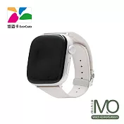 minio Apple Watch New 2.0官方認證客製晶片防水矽膠悠遊卡錶帶 42/44/45/49mm 星光白