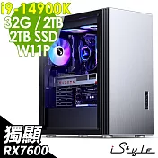 iStyle U800T 水冷工作站 (i9-14900K/Z790/32G/2TB+2TB SSD/RX7600-8G/850W/W11P)