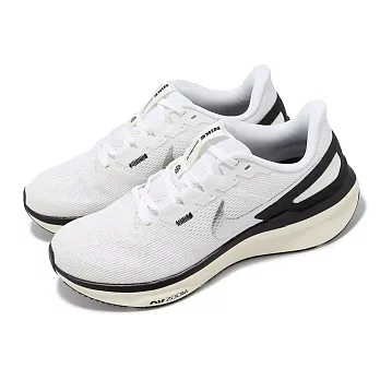 Nike 慢跑鞋 Wmns Air Zoom Structure 25 女鞋 白 黑 緩衝 氣墊 路跑 運動鞋 DJ7884-104