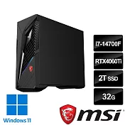 msi微星 Infinite S3 14NUD7-1466TW電競桌機(i7-14700F/32G/2T SSD/RTX4060Ti-8G/W11)