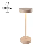 【義大利UBIQUA】Standy 極簡工業風USB充電式檯燈(大款)- 杏色