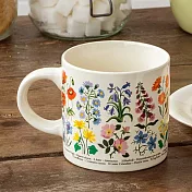 《Rex LONDON》陶製馬克杯(花卉圖鑑350ml) | 水杯 茶杯 咖啡杯