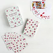 《Rex LONDON》金屬收納盒+撲克牌(玫瑰) | 紙牌 桌遊