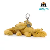 英國 JELLYCAT 鑰匙圈/吊飾 Golden Dragon Bag Charm 雪龍 (金龍)