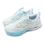 Mizuno 慢跑鞋 Wave Inspire 20 SP 男鞋 白 藍 20代紀念版 波浪片 運動鞋 美津濃 J1GC2461-02