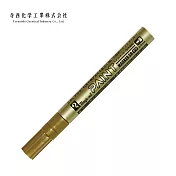 【寺西化學】工業用油漆筆 中字 2.5mm  金色