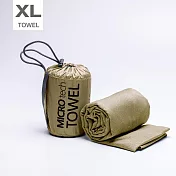 ROLLS|3.7倍超吸水 極速快乾毛巾-XL號 山野棕