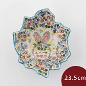 波蘭陶 童話森林系列 楓葉形深盤 23.5cm 波蘭手工製