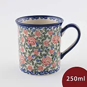 波蘭陶 綠野玫瑰系列 濃縮咖啡杯 250ml 波蘭手工製