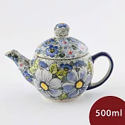 波蘭陶 靜謐星辰系列 陶瓷茶壺含濾網 500ml 波蘭手工製