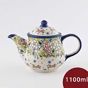波蘭陶 碧意冬日系列 茶壺 1100ml 波蘭手工製