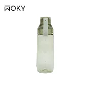 【WOKY 沃廚】ECOZEN 透明瓶600ml 森山綠