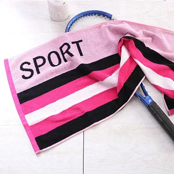 加大款運動毛巾 吸水毛巾 粉色