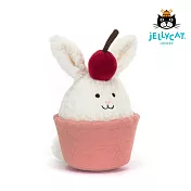 英國 JELLYCAT 14cm 杯子蛋糕甜心兔 Dainty Dessert Bunny Cupcake