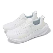 Nike 慢跑鞋 ReactX Infinity Run 4 男鞋 白 針織 緩震 運動鞋 DR2665-103