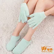【iSFun】美容保濕＊凝膠輔助足膜腳襪套觸控手套組