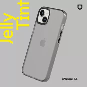 犀牛盾 iPhone 14 (6.1吋) JellyTint透明防摔手機殼(抗黃終生保固)- 酷墨灰