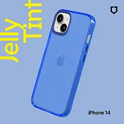 犀牛盾 iPhone 14 (6.1吋) JellyTint透明防摔手機殼(抗黃終生保固)- 激光藍