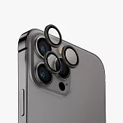 UNIQ OPTIX 鋁合金鏡頭保護貼 iPhone 15 Pro / 15 Pro Max 灰色