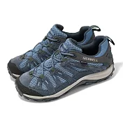 Merrell 戶外鞋 Alverstone 2 GTX 男鞋 藍 黑 防水 襪套 避震 抓地 郊山 健行 登山鞋 ML037609