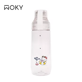 【WOKY x三麗鷗】Kitty聯名ECOZEN 透明瓶600ml 涼夏提案