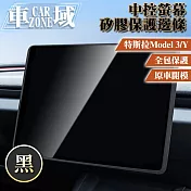 【CarZone車域】適用特斯拉 Model 3/Y 中控螢幕矽膠保護邊條 黑