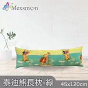 【Mexsmon 美思夢】泰迪熊長枕 1個(45x120cm/個) 綠色