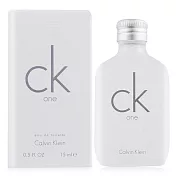Calvin Klein CK ONE中性淡香水(15ML)-公司貨