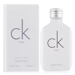 Calvin Klein CK ONE中性淡香水(15ML)─公司貨