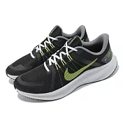 Nike 慢跑鞋 Quest 4 男鞋 黑 綠 透氣 輕量 緩震 路跑 運動鞋 DO6697-001