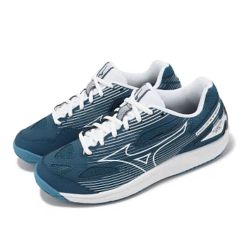 Mizuno 排球鞋 Cyclone Speed 4 藍 男鞋 女鞋 羽桌球 室內運動 入門款 美津濃 V1GA2380-22