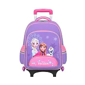 DF 童趣館 - Disney迪士尼兒童拉桿後背書包 冰雪雪花紫