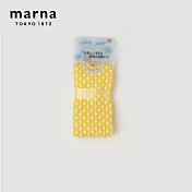 【日本Marna】日本製水彩尼龍滴水沐浴巾(原廠總代理)  黃色