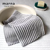 【日本Marna】日本製泡工廠沐浴澡巾(原廠總代理)  灰色