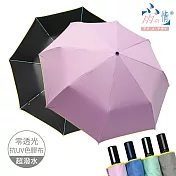 【雨之情】馬卡龍晴雨自動傘  丁香紫