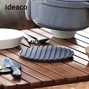 【日本ideaco】usumono 矽膠隔熱鍋墊- 灰黑