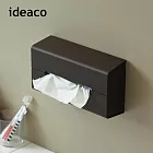 【日本ideaco】加深型ABS壁掛/桌上兩用面紙架- 棕