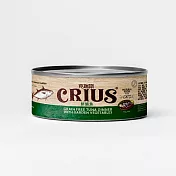 紐西蘭 CRIUS克瑞斯天然無穀全齡貓用低敏主食餐罐_鮮鮪魚_90克_24罐
