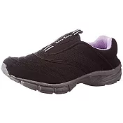 日本Karu Karu 黑色 快速套穿輕鬆運動走路鞋(女) 23.5cm 黑色