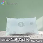 【Mexsmon 美思夢】羊毛柔膚枕 2個(46x72cm/個)