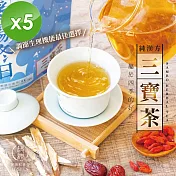【麗紳和春堂】三寶茶(枸杞、紅棗、黃耆)-6gx10包/袋x5袋