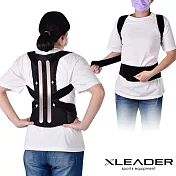 【Leader X】美背神器 多重固定挺背矯姿帶/防駝背心/開肩/直腰/挺背  M