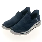 SKECHERS GO WALK ARCH FIT 男健走鞋-藍-216259NVY US11 藍色