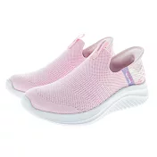 SKECHERS ULTRA FLEX 3.0 中大童休閒鞋-粉-303801LLTPK 21 粉紅色