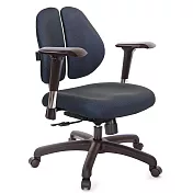 GXG 低雙背 電腦椅(4D金屬扶手)  TW-2603 E7