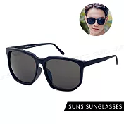 【SUNS】百搭質感墨鏡 時尚大框眼鏡 男女款 時尚不退流行 抗UV400 S601 黑框