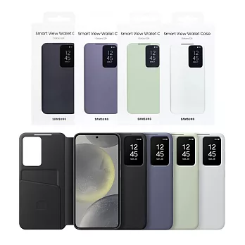 SAMSUNG Galaxy S24 5G 原廠卡夾式感應保護殼 (EF-ZS921) 淺綠